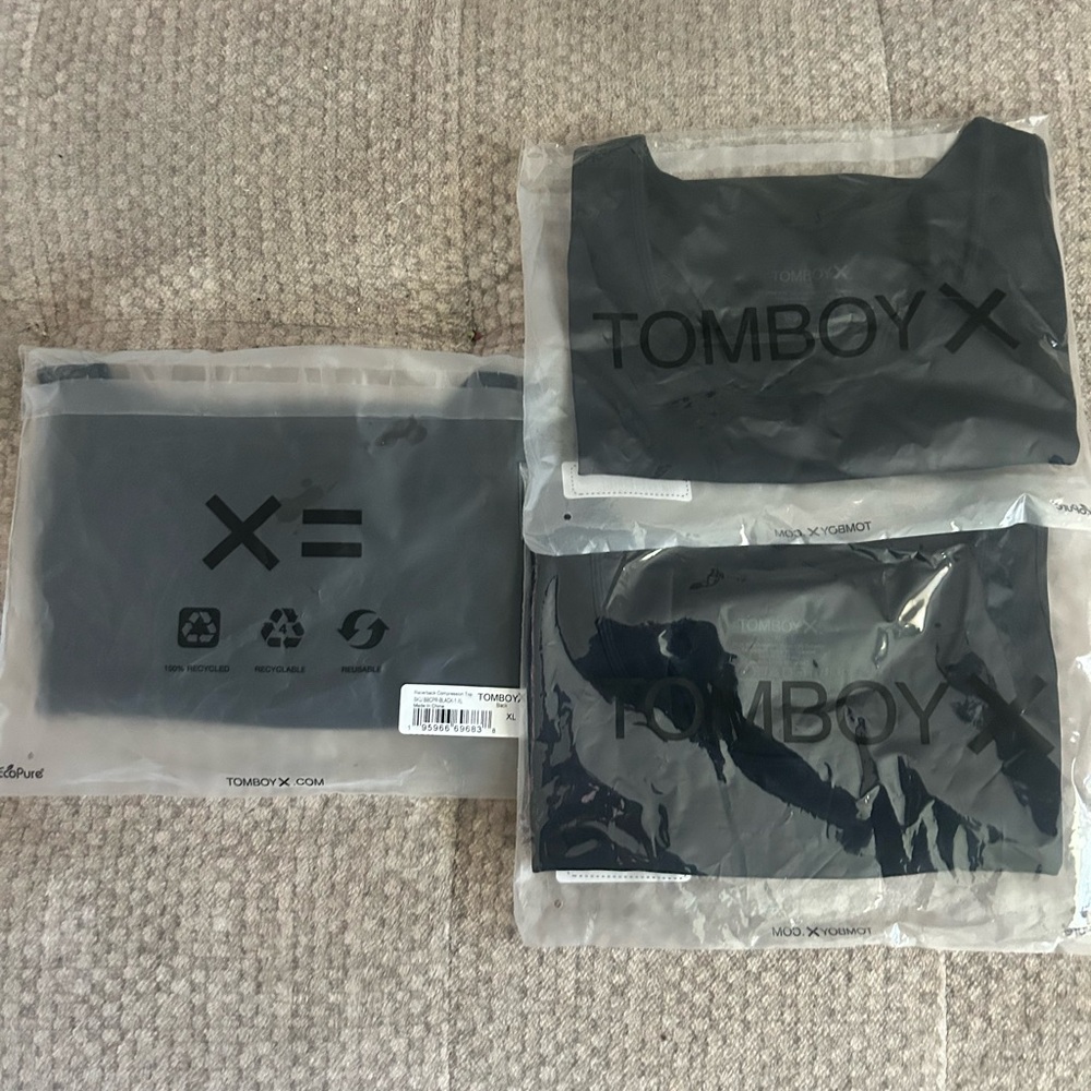 TomboyX XL Racerback style - 3 total!